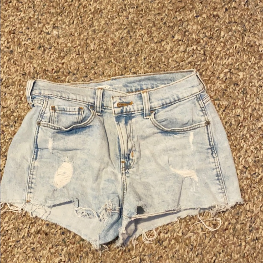 Boyfriend jean shorts